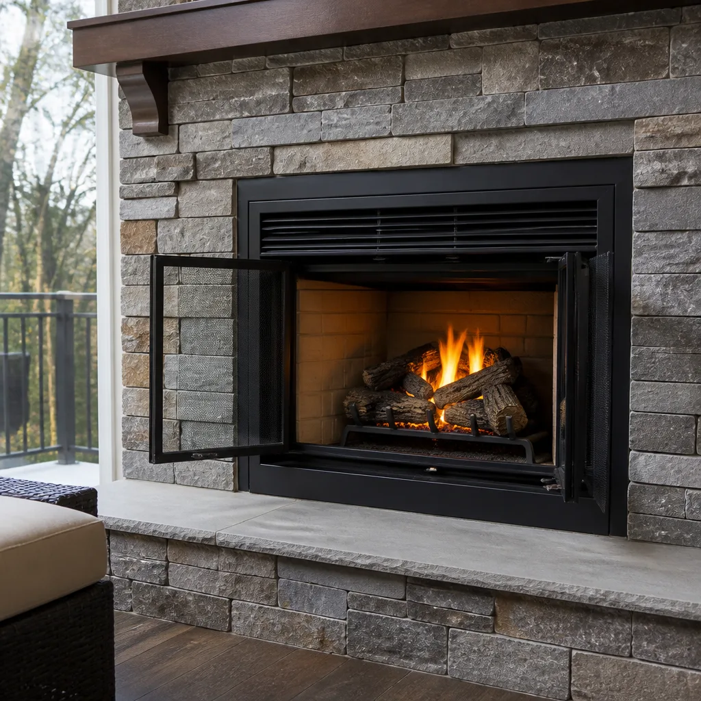 Gas fireplace service